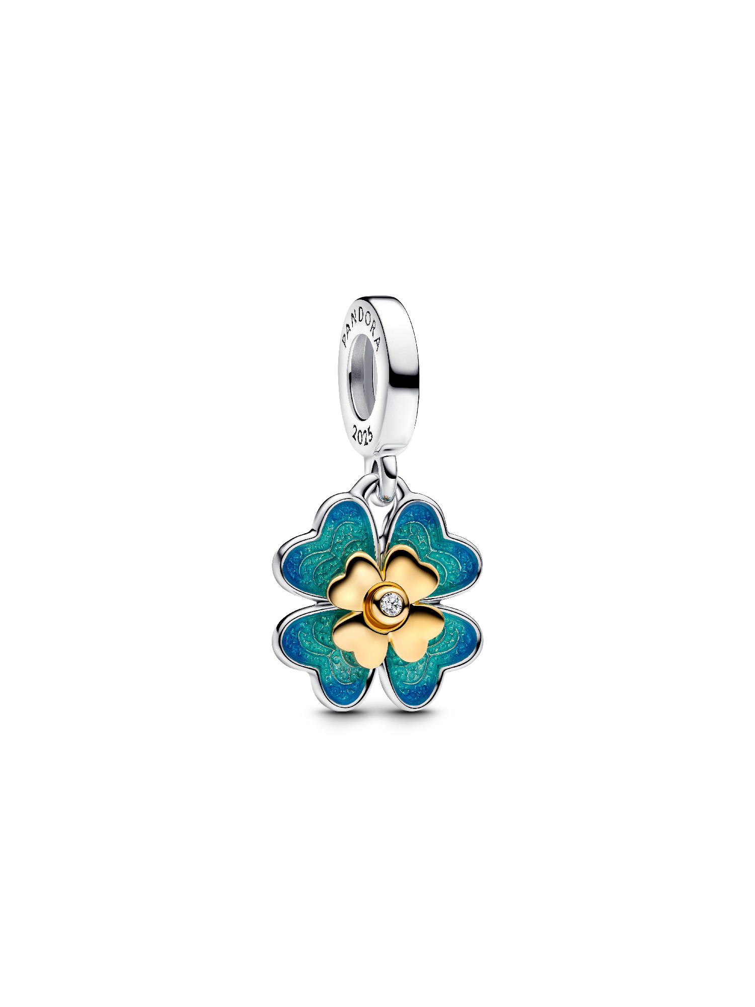 2025 Four Leaf Clover Lab-Grown Diamond Dangle Charm