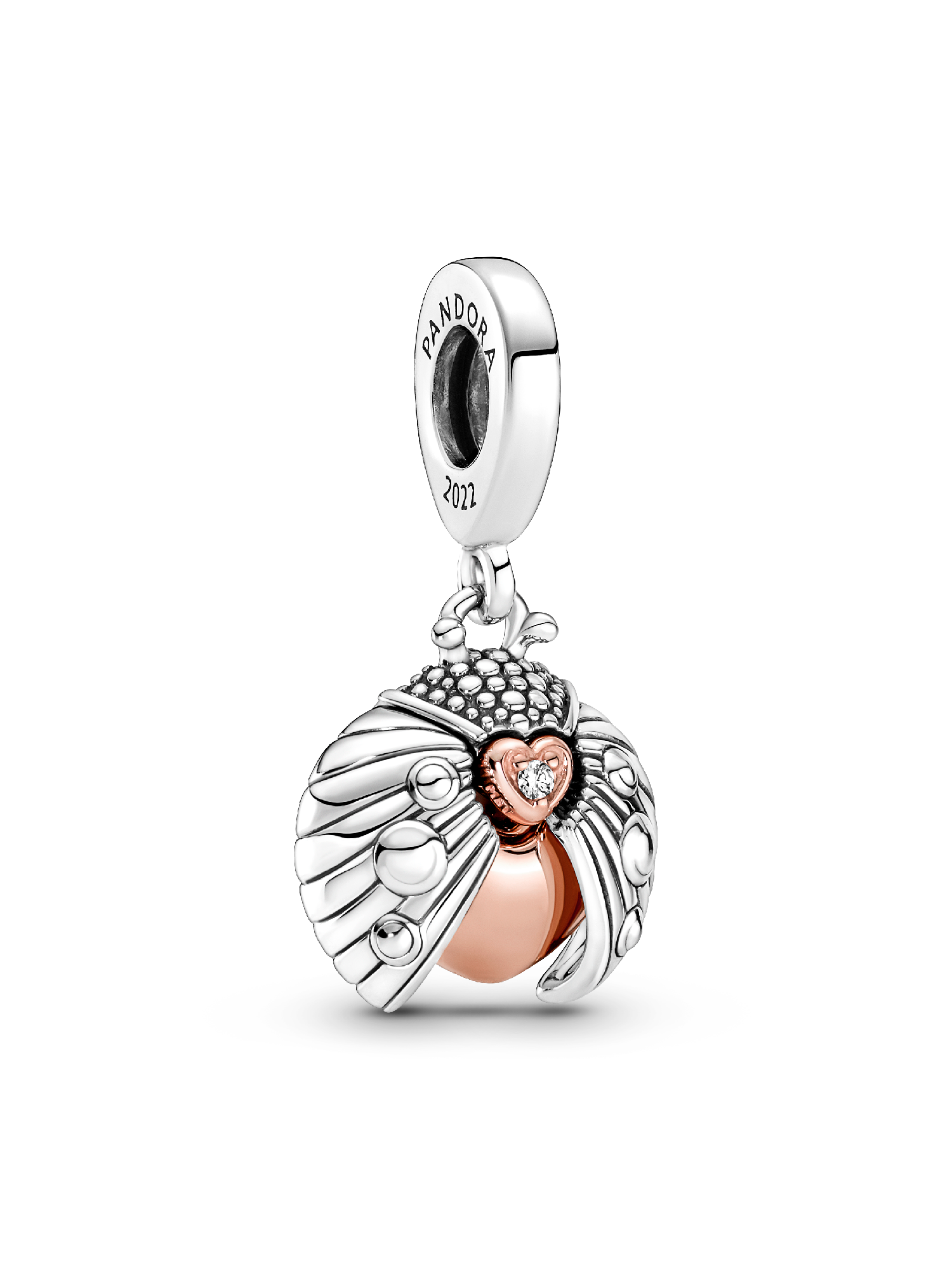 Pandora Club 2022 Ladybird & Heart Dangle Charm