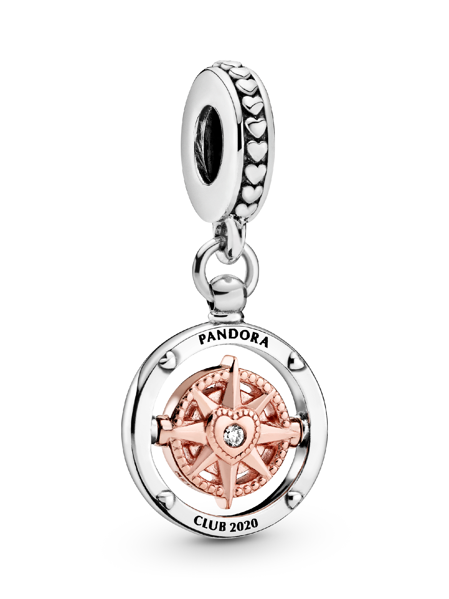 Pandora Club 2020 Compass Dangle Charm