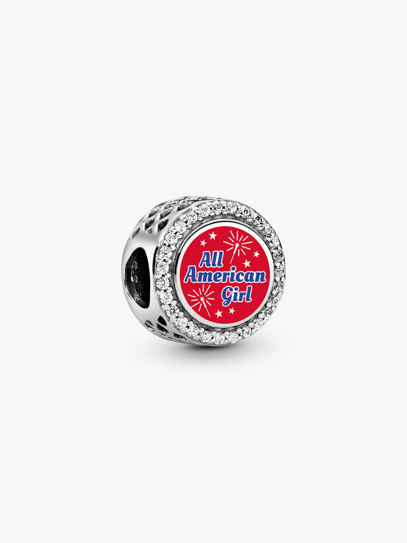 All American Girl Charm