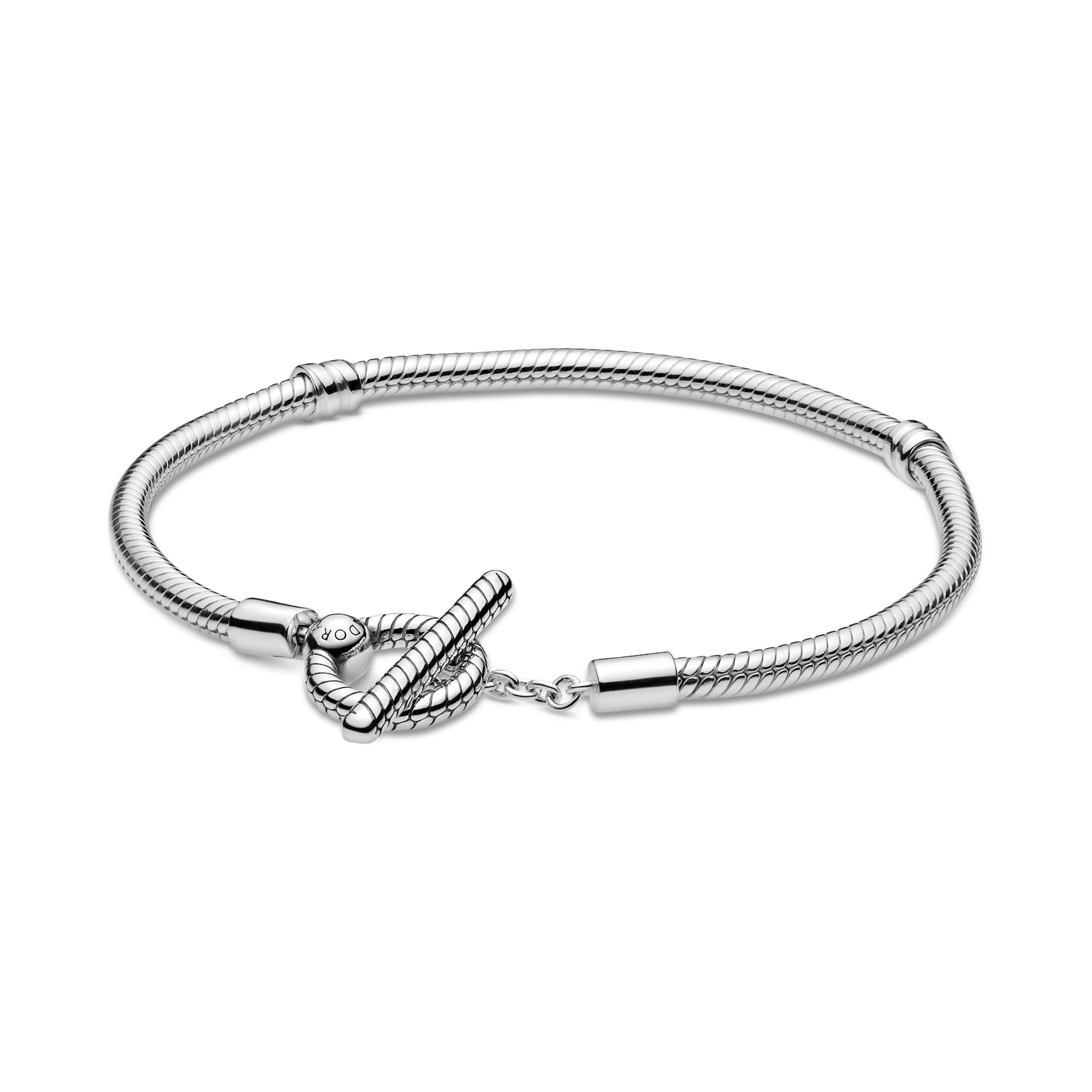 Pandora Moments T-Bar Snake Chain Bracelet