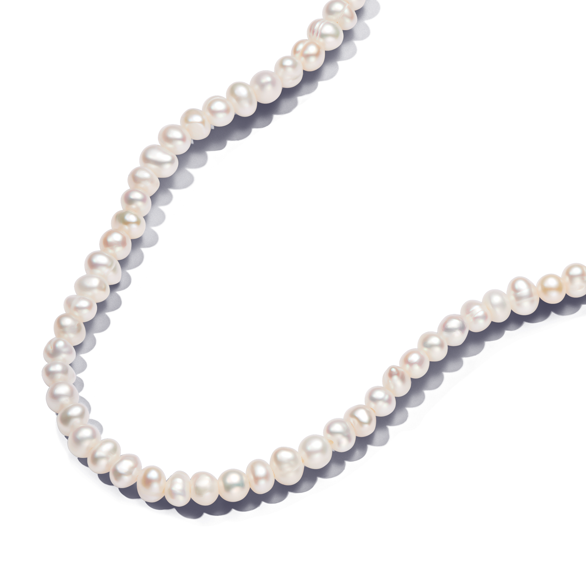 Treated Freshwater Cultured Pearls T-bar Collier Necklace