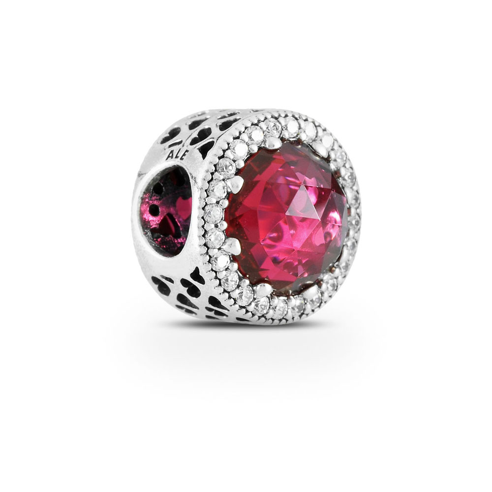 Sparkling Cerise Pink Charm | Pandora US
